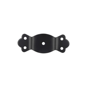 Ohio Travel Bag 1 1/4" Black, Round Edge Trunk Handle Loop No Nail, Steel, #G-18-BLK G-18-BLK