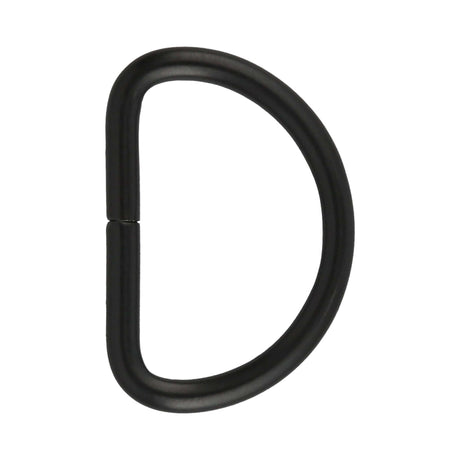 Ohio Travel Bag 1/2" Black, Split D Ring Light, Steel, #D-101-BLK D-101-BLK