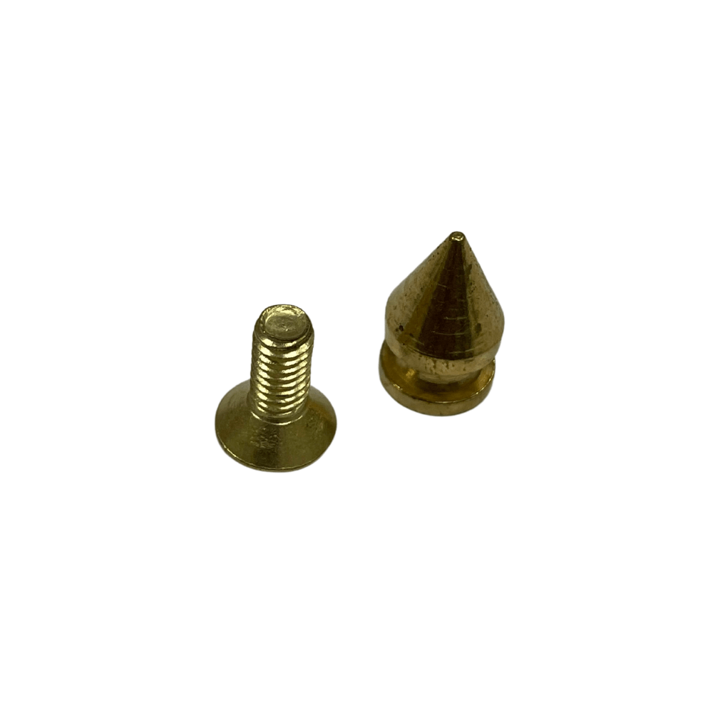 NEW, Screw on Spikes, 10mm Black Spiked Studs, Cone Spikes