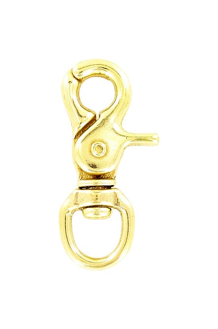 1/2 Brass, Trigger Swivel Snap Hook, Solid Brass, #P-1439