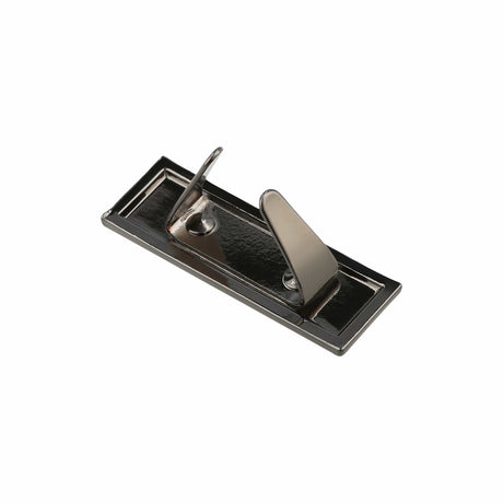 Ohio Travel Bag 1/2" Gunmetal, Logo Plate with Prongs, Zinc Alloy, #P-3251-GUNM P-3251-GUNM