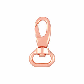 Ohio Travel Bag 1/2" Shiny Copper, Lever Swivel Snap Hook, Zinc Alloy, #P-2297-CPR P-2297-CPR