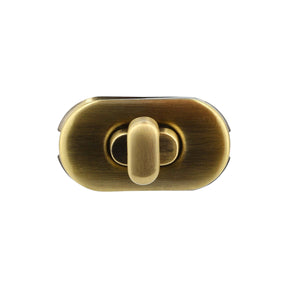 Ohio Travel Bag 1 3/8" Antique Brass, Turn Lock, Zinc Alloy, #P-2469-ANTB P-2469-ANTB