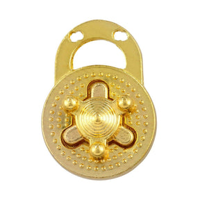 Ohio Travel Bag 1 3/8" Gold, Turn Lock , Zinc Alloy, #P-2410-GOLD P-2410-GOLD