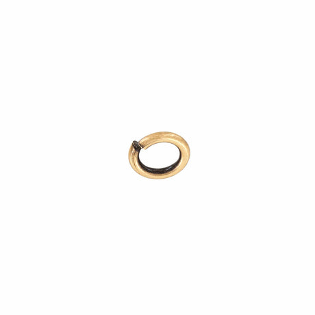 Ohio Travel Bag 1/4" Brass Oxide, Split Round Jump Ring, Solid Brass, #P-3244-BRS-OX P-3244-BRS-OX