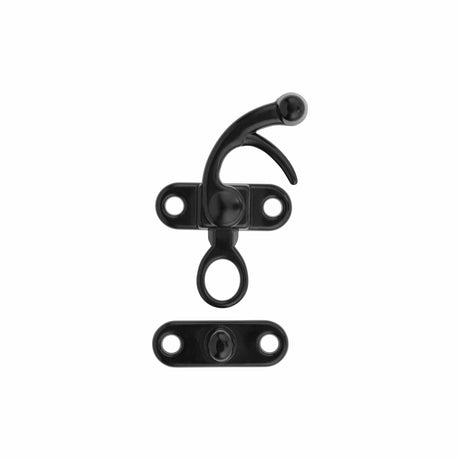 Ohio Travel Bag 1 5/16" Matte Black, Swing Lock Clasp, Zinc Alloy, #P-2263-MBLK P-2263-MBLK