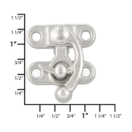 Ohio Travel Bag 1 5/16" Nickel, Purse Fastener, Steel, #P-2263-NP P-2263-NP