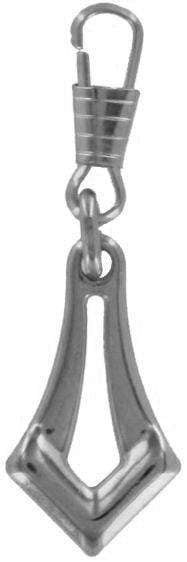 1 5/8 Shiny Gunmetal, Zipper Pull Replacement, Steel, #ZP-35-BNIC – Weaver  Leather Supply