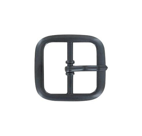 Ohio Travel Bag 1" Black, Center Bar Buckle, Solid Brass, #C-1517-BLK C-1517-BLK