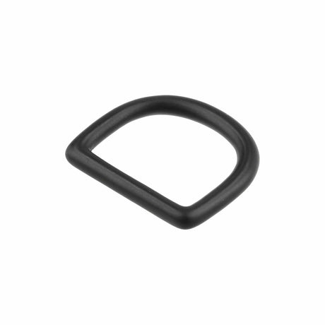 Ohio Travel Bag 1" Black, Solid D Ring, Solid Brass, #P-1338-BLK P-1338-BLK