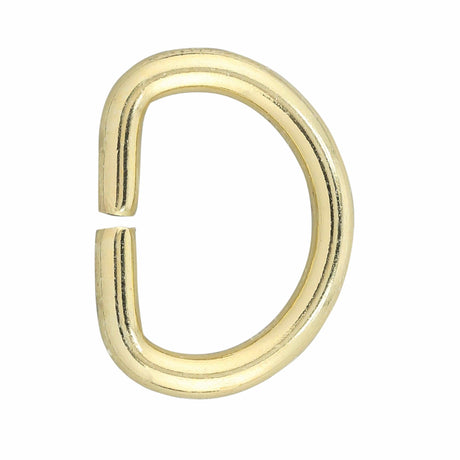 Ohio Travel Bag 1" Brass, Split D ring, Solid Brass, #D-411-SB D-411-SB
