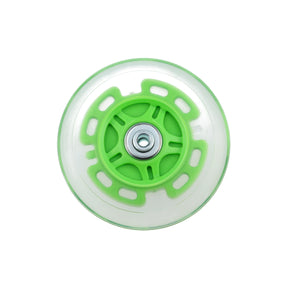 Ohio Travel Bag 100mm Green, In-line skate wheel with LED Lights, PolyUrethane, #L-3893-GRN L-3893-GRN