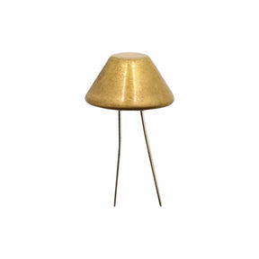 Ohio Travel Bag 15 mm Brass, Cone Handbag Bottom with Prongs, Zinc Alloy, #P-4000-15-BRS P-4000-15-BRS