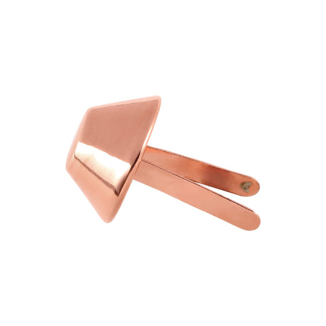 Ohio Travel Bag 15mm Copper, Cone Handbag Bottom with Prongs, Zinc Alloy, #P-4000-15-CPR P-4000-15-CPR