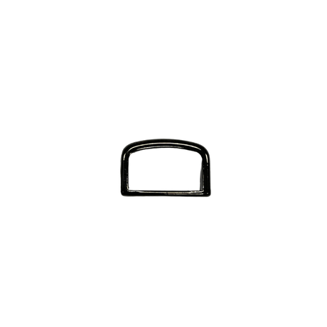 Ohio Travel Bag 15mm Gunmetal, Buckle Keeper, Zinc Alloy, #C-2075-KPR GUNM C-2075-KPR GUNM
