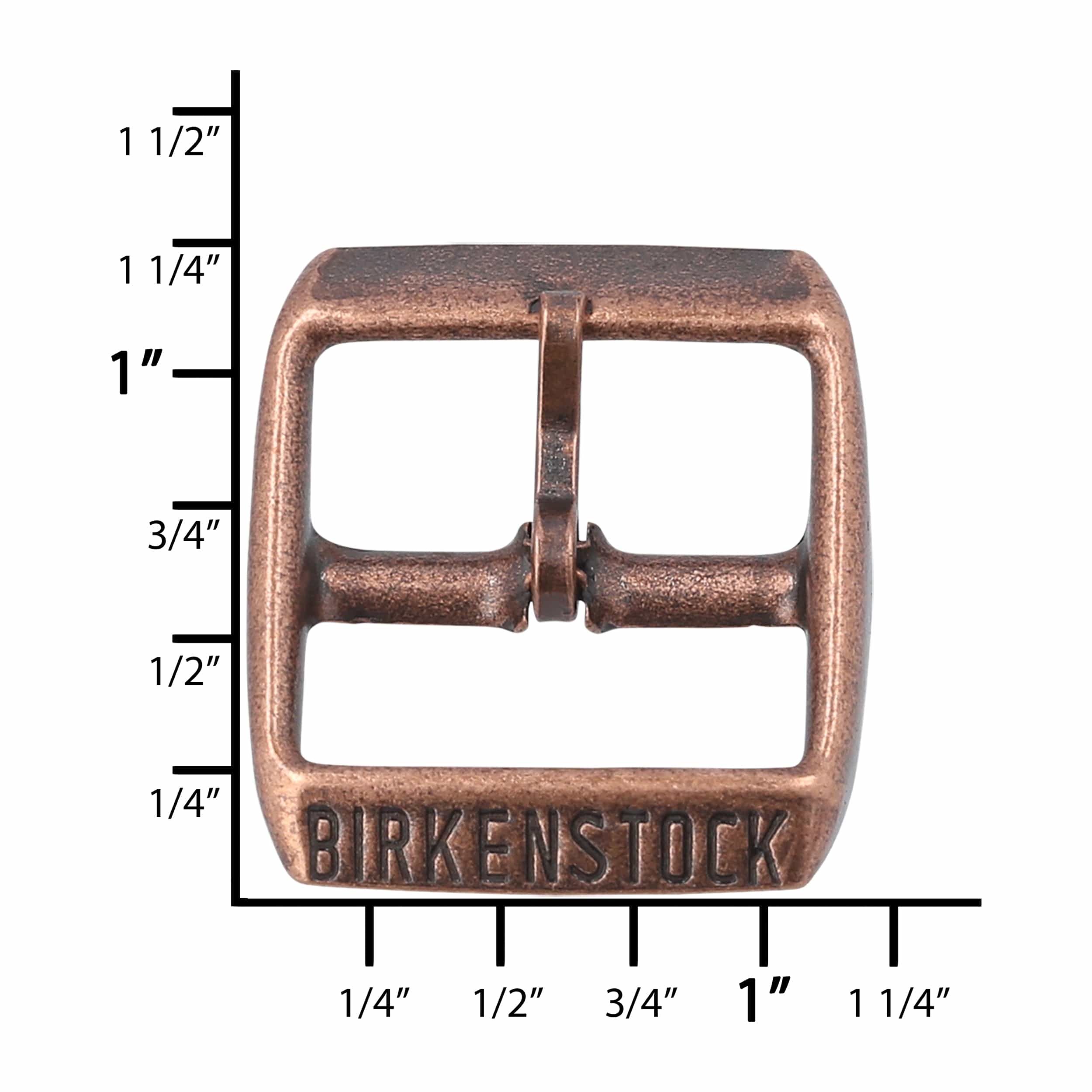 Antique Copper Belt Buckle – Fits 38mm Leather Strap – Men’s Casual Pin Buckle