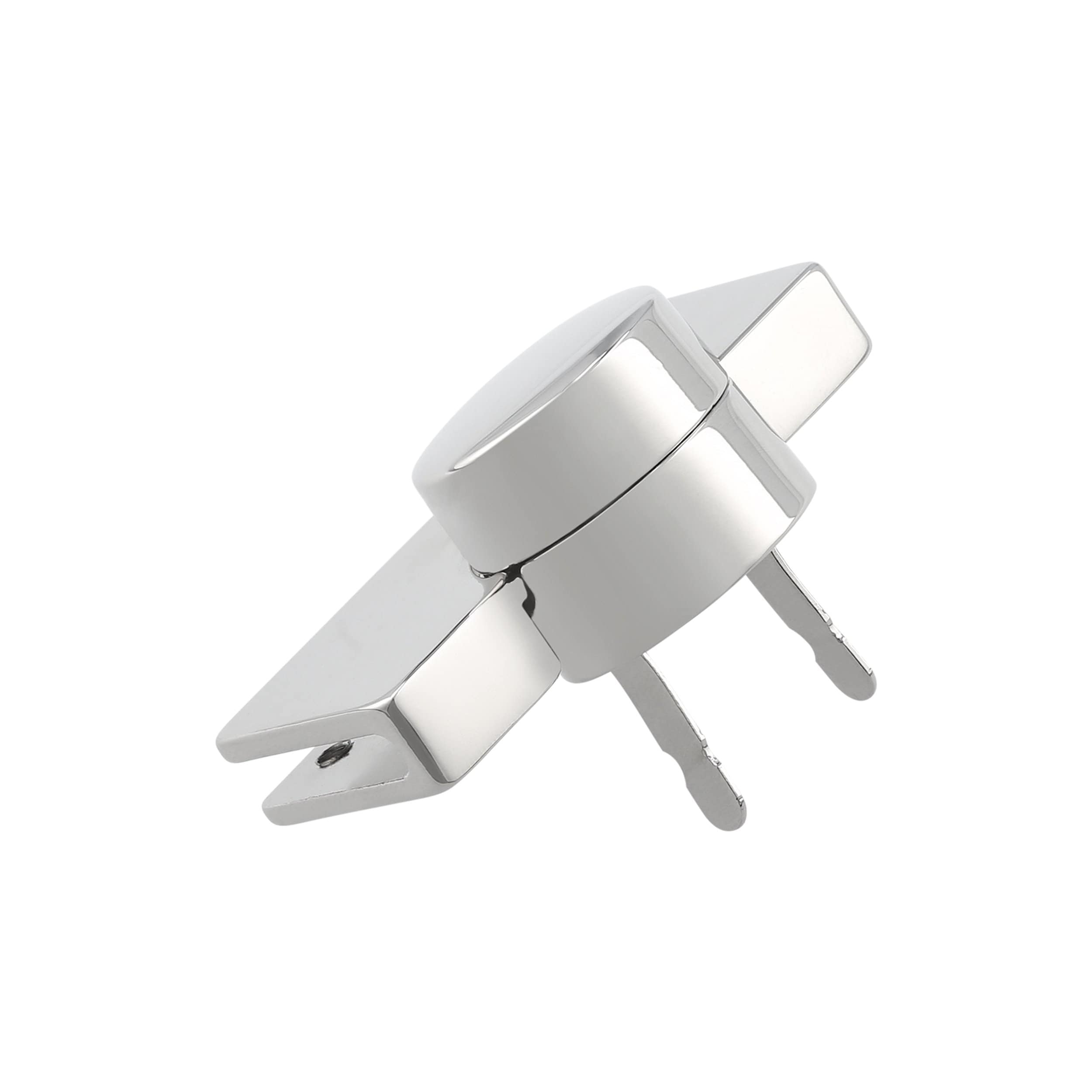 ニッシー (シルバー 26.5) 22mm Shiny Nickel, Turn Lock, Zinc Alloy – Weaver Leather Supply