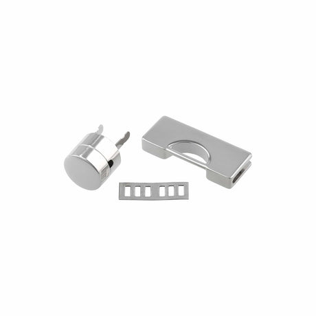 Ohio Travel Bag 22mm Nickel, Turn Lock, Zinc Alloy, #L-364-NP L-364-NP