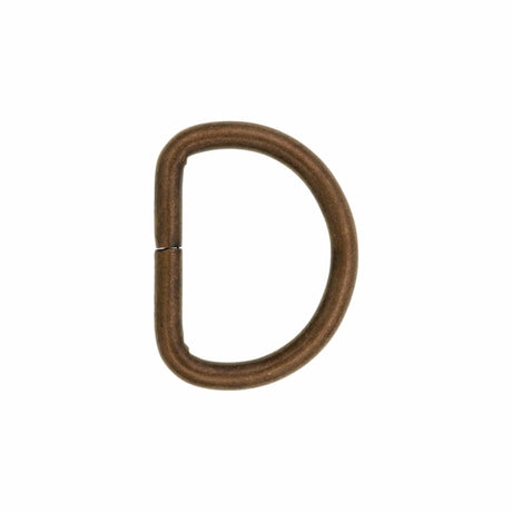 Ohio Travel Bag 3/4" Antique Brass, Split D-Ring, Steel, #D-105-ANTB D-105-ANTB