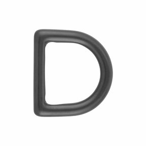 Ohio Travel Bag 3/4" Black, Cast D-Ring, Solid Brass, #P-1337-BLK P-1337-BLK