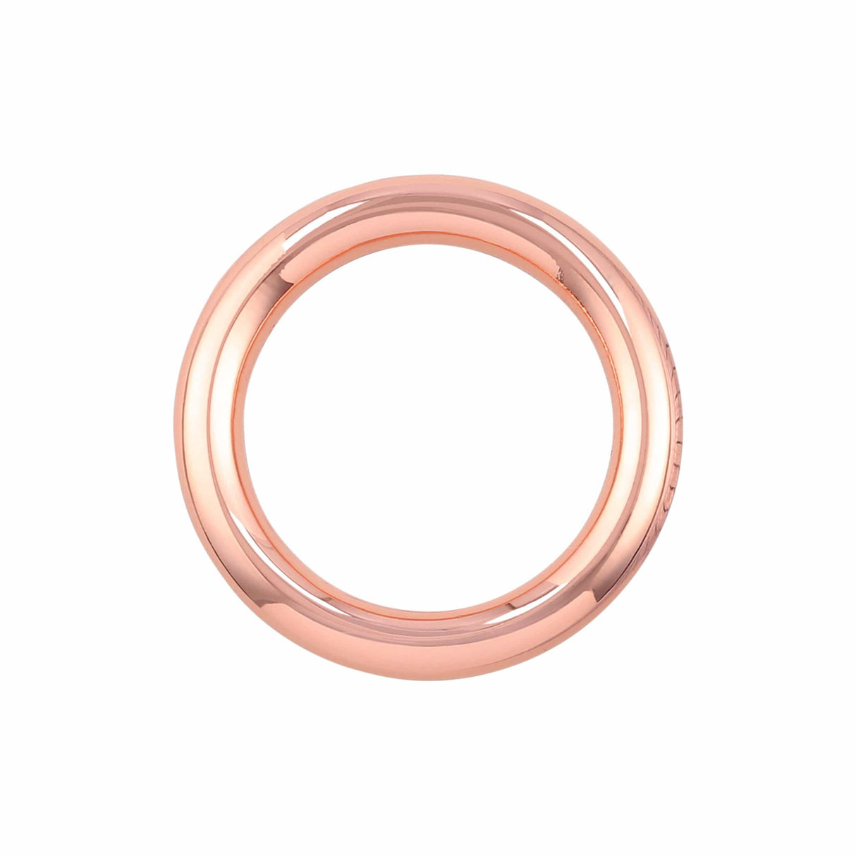 Ohio Travel Bag 3/4" Shiny Copper, Solid Round Ring, Zinc Alloy, #P-3157-CPR P-3157-CPR