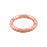 Ohio Travel Bag 3/4" Shiny Copper, Solid Round Ring, Zinc Alloy, #P-3157-CPR P-3157-CPR