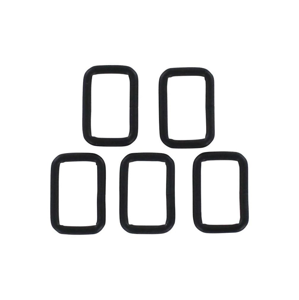 3/8" Black, Rectangular Ring, Steel, #NS-WK-03-Rect Ring 3-8" x 5-8"