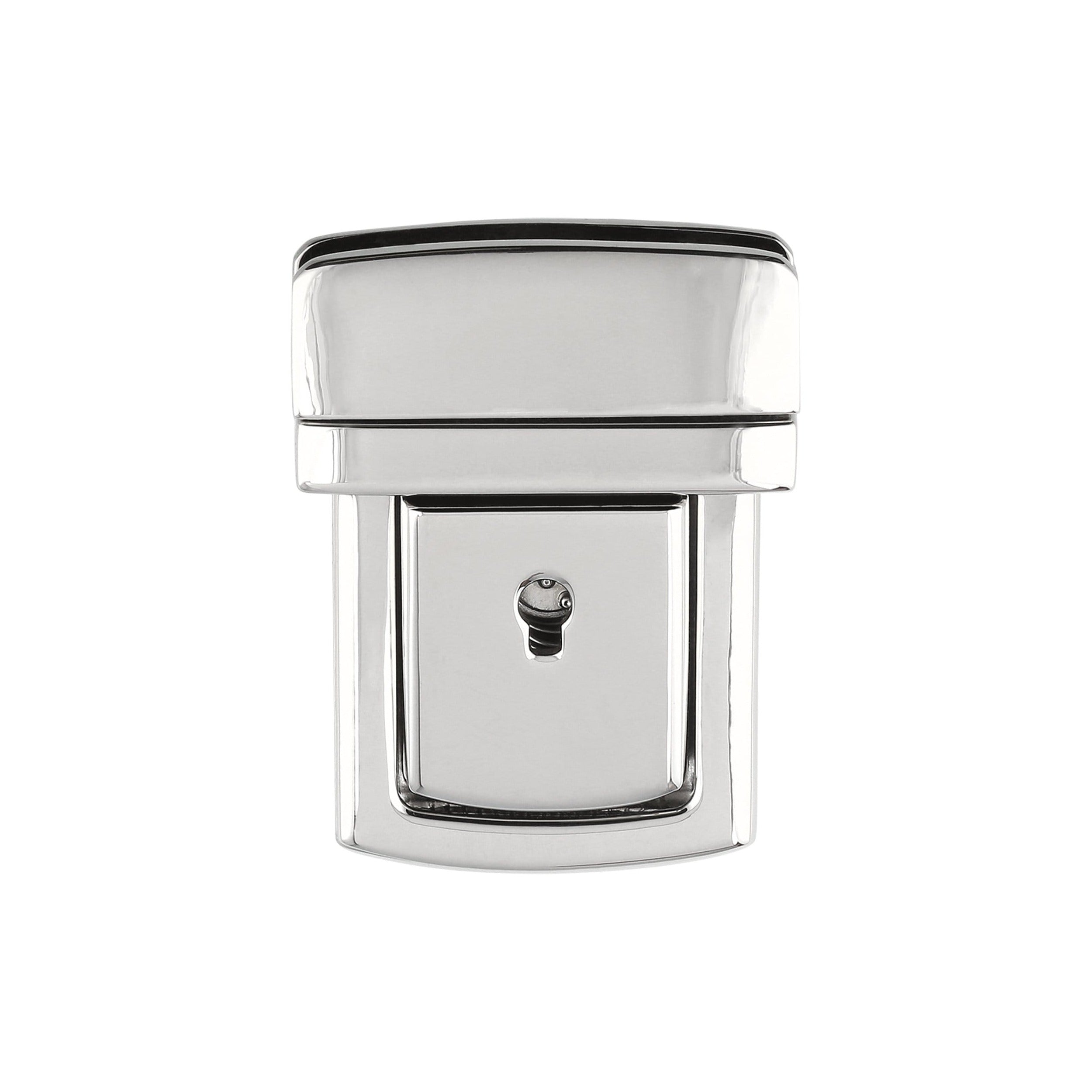 35mm Shiny Nickel, Tuck Catch with Lock, Zinc Alloy – Weaver