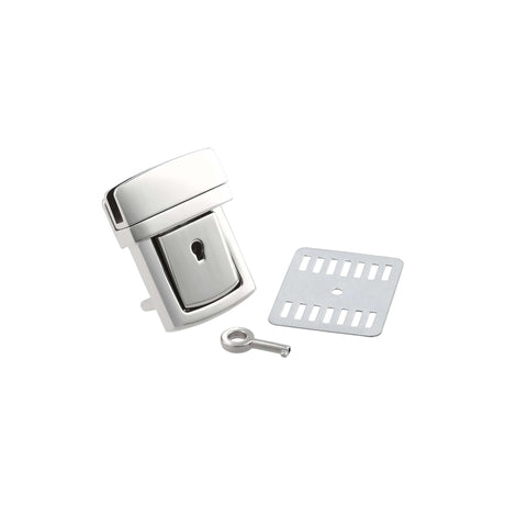 Ohio Travel Bag 35mm Nickel, Tuck Catch with Lock, Zinc Alloy, #L-361-NP L-361-NP