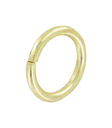 Ohio Travel Bag 5/8" Brass Plated, Split Roung Ring, Steel, #A-4-BP A-4-BP
