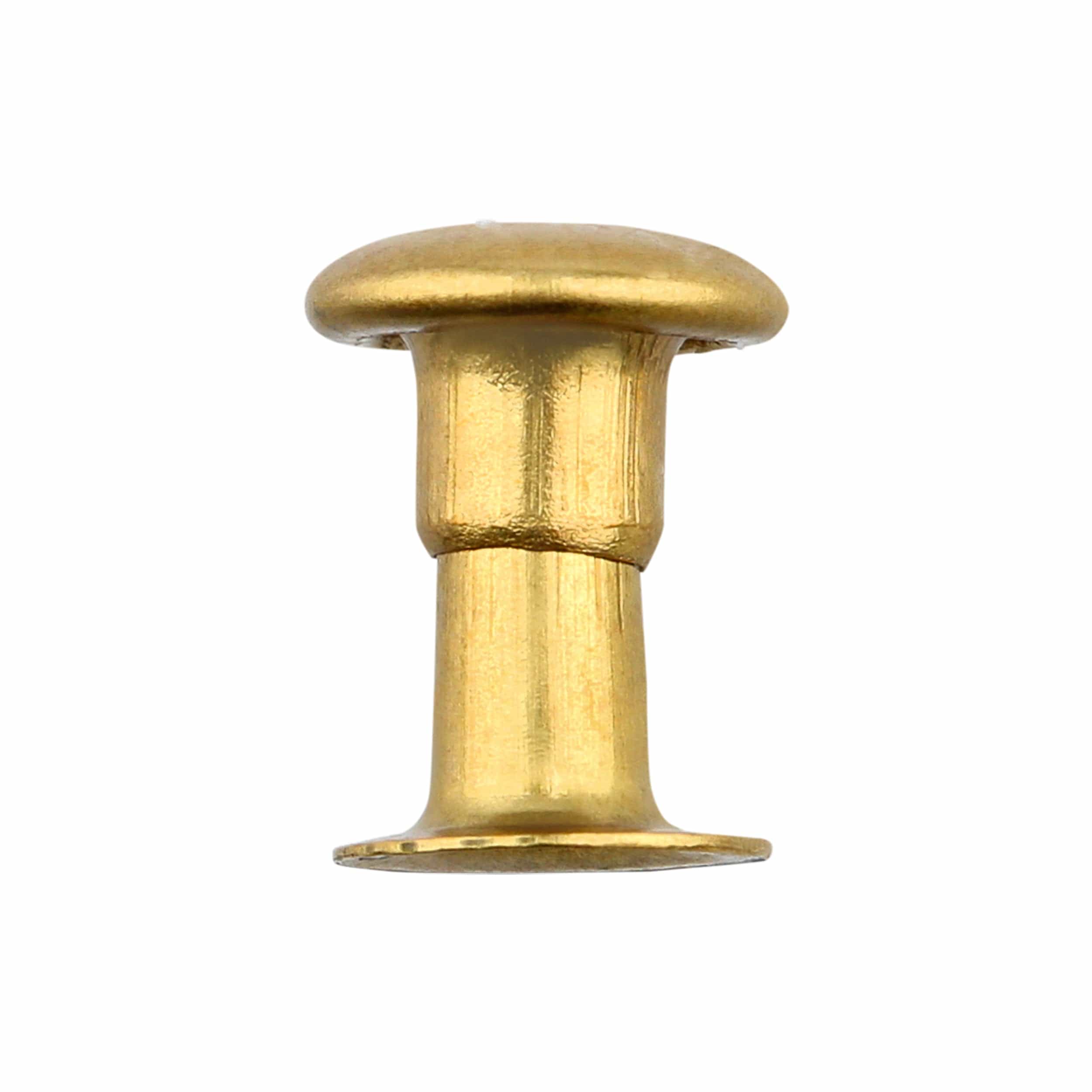 69-983-06-6 TierraCast Antiqued Brass Plated Leather Rivets, 1/8