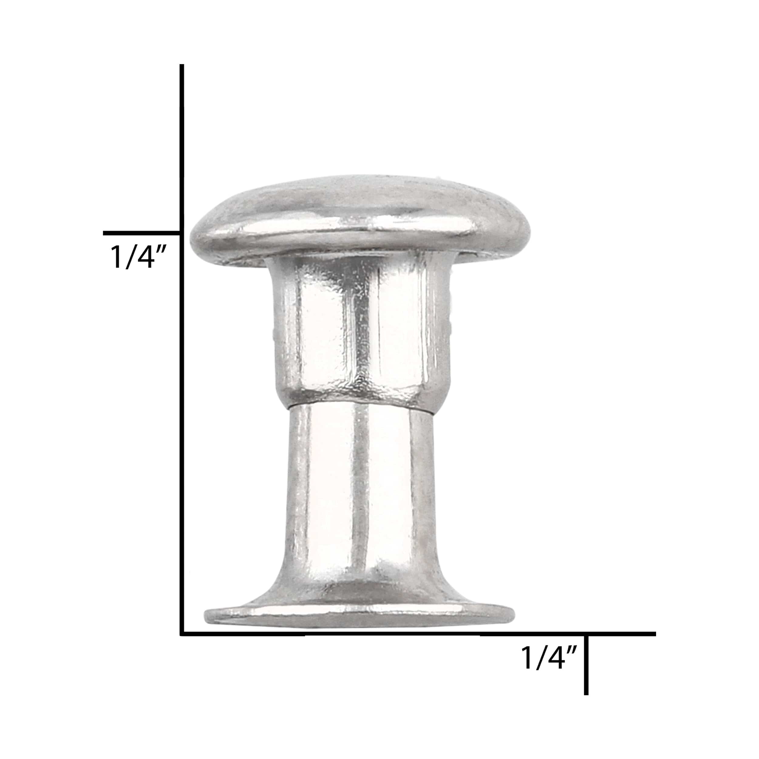 6.5mm Nickel, Single Cap Jiffy Rivets, 100ct – Weaver Leather Supply