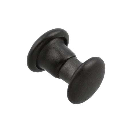 Ohio Travel Bag 6mm Black, Double Cap Jiffy Rivet, Steel, #A-340-BLK A-340-BLK