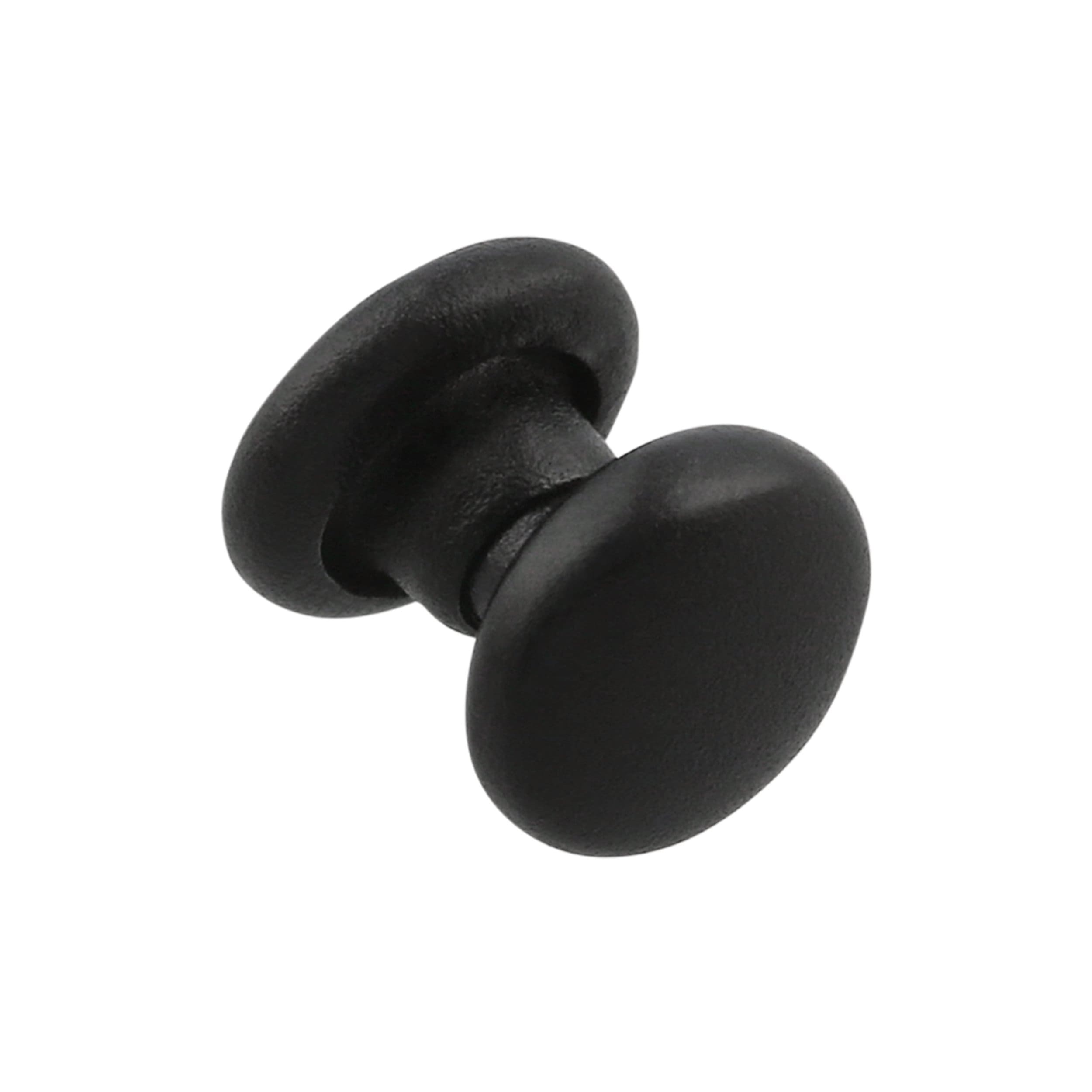 4mm Black Plate, Double Cap Jiffy Rivet, Iron - PK100 – Weaver