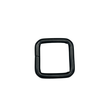 Ohio Travel Bag 7/8" Black, Rectangular Ring, Zinc Alloy, #NS-LHM-22MM NS-LHM-22MM