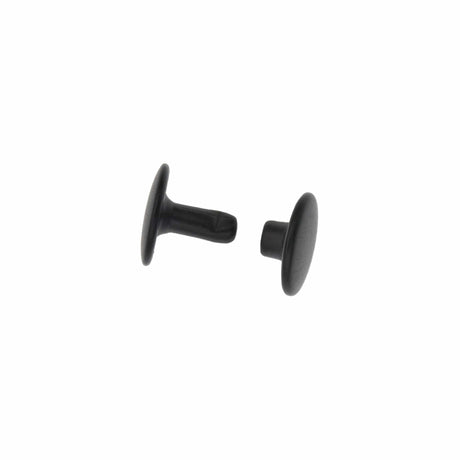 Ohio Travel Bag 7mm Black, Double Cap Jiffy Rivets, Steel, #A-312-BLK A-312-BLK