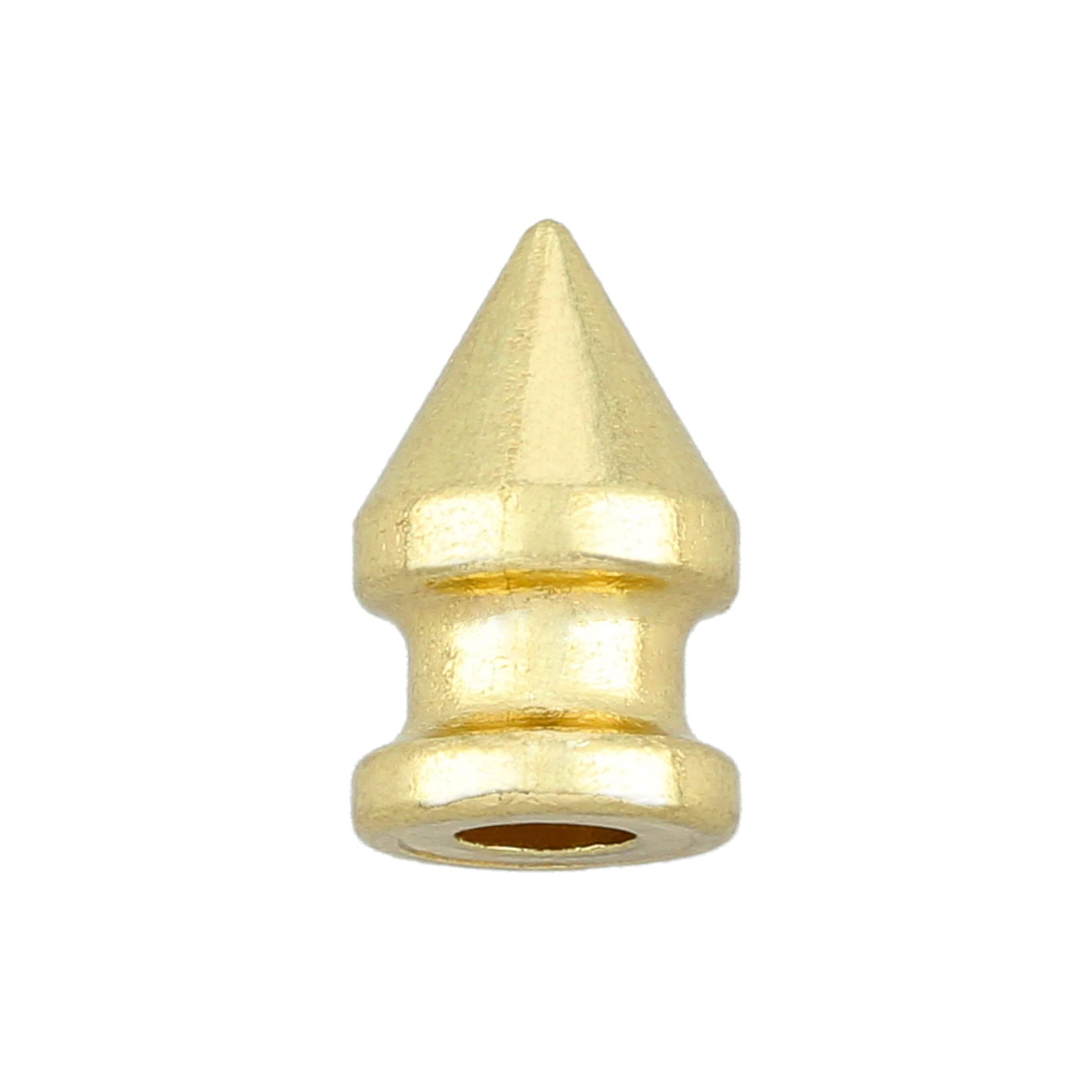 8mm Brass, Spike Stud, Zinc Alloy - PK10 – Weaver Leather Supply
