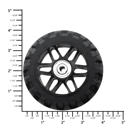 Ohio Travel Bag 96mm Black, Rugged Wheel, Plastic, #L-3714 L-3714