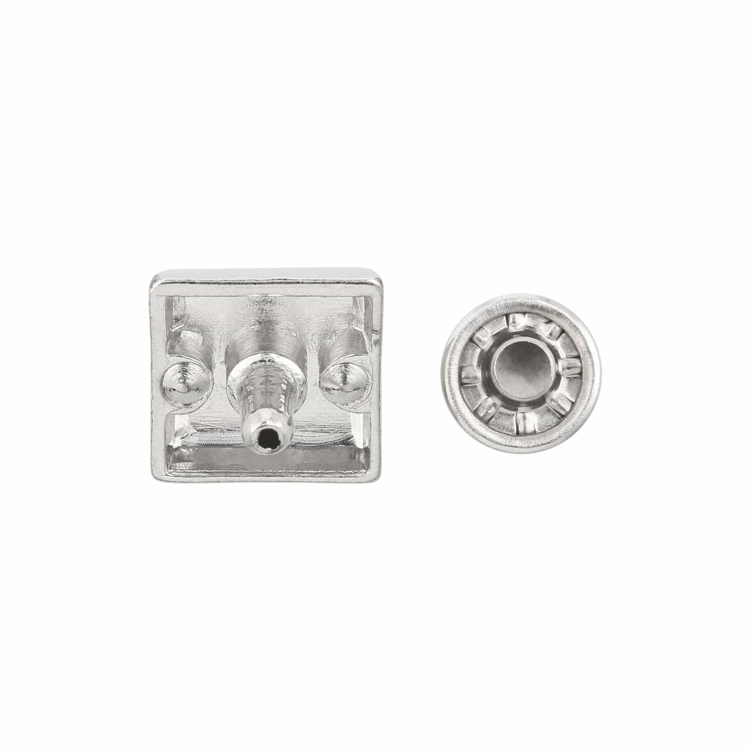 12.7mm Shiny Nickel, Pyramid Rivet Stud, Zinc Alloy -PK5, #C-1689 ...