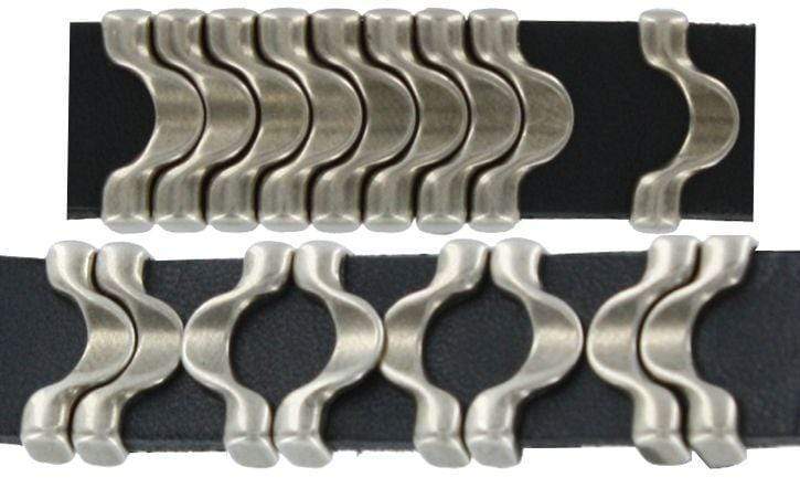 Ohio Travel Bag Adornments 15mm Slide-on Ornament Antique Nickel, #B-286 B-286