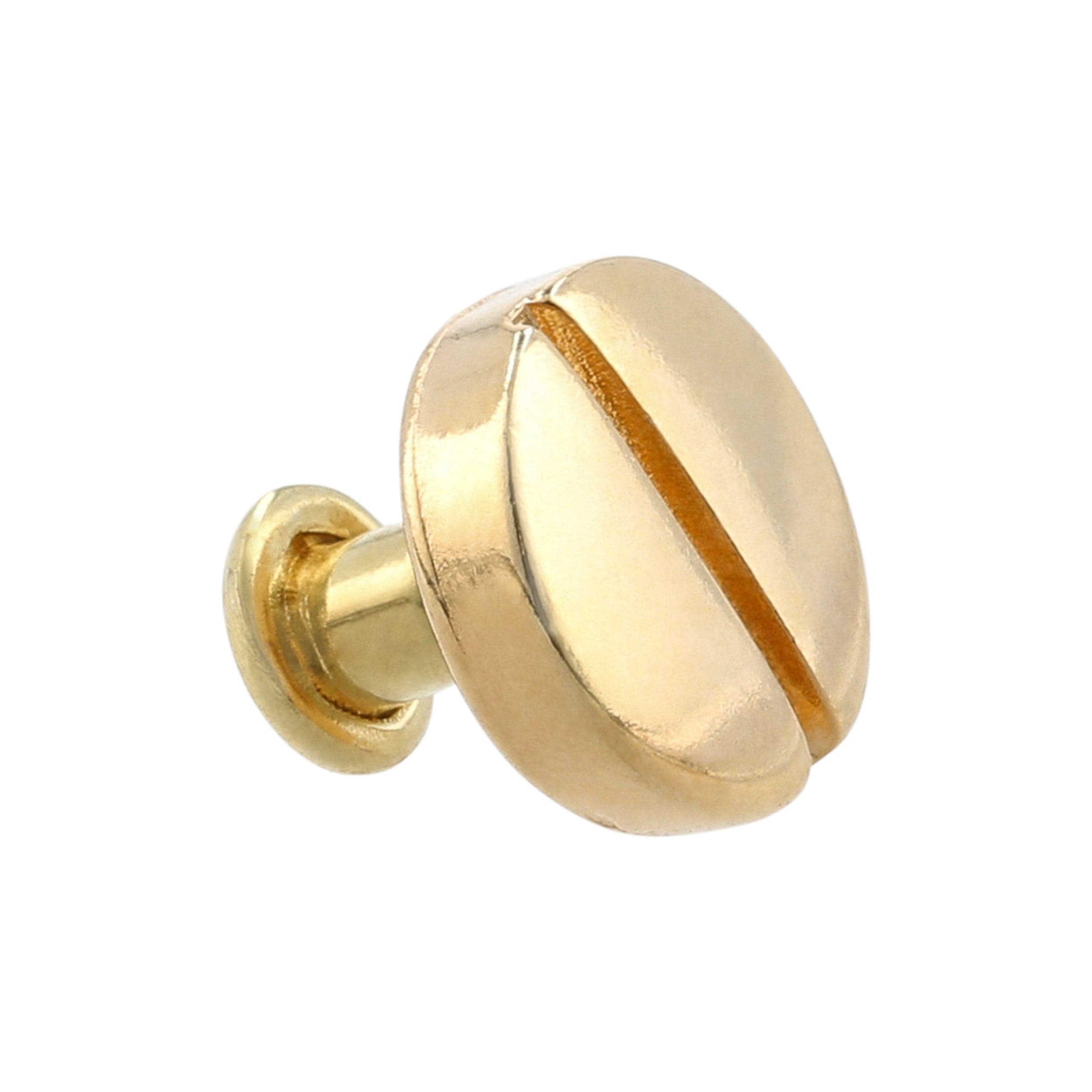 11mm Shiny Gold, Flat Screw Top Rivet Stud, Steel – Weaver Leather