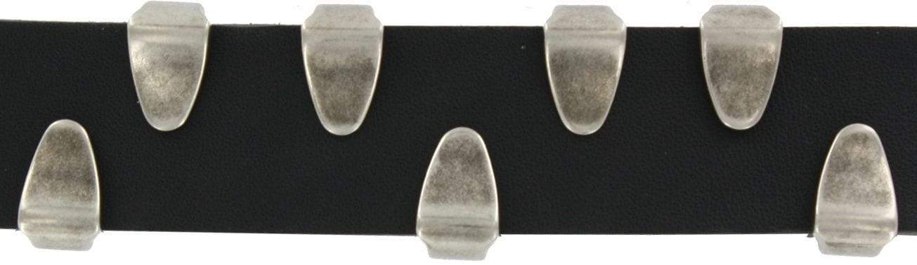 Ohio Travel Bag Adornments 9/16" Antique Nickel, Clip-on Ornament, Zinc Alloy, #B-289 B-289