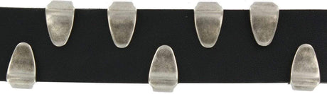 Ohio Travel Bag Adornments 9/16" Antique Nickel, Clip-on Ornament, Zinc Alloy, #B-289 B-289