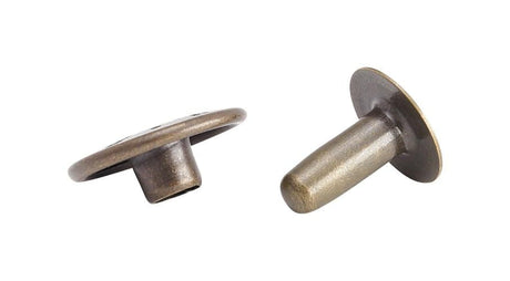 Ohio Travel Bag Birkenstock 1/2" Antique Brass, Birkenstock Rivet With Cap, Zinc Alloy, #C-1499-ANTB C-1499-ANTB