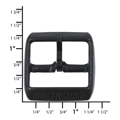Ohio Travel Bag Birkenstock 25mm Black, Birkenstock Buckle, Steel, #C-1498-BLK C-1498-BLK