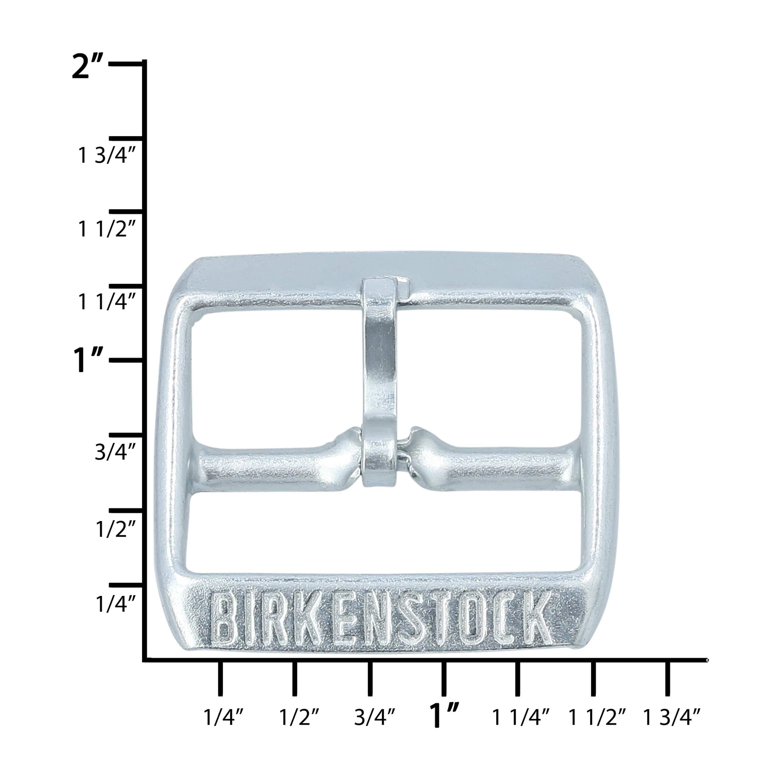 Ohio Travel Bag Birkenstock 30mm Silver, Birkenstock Buckle, Steel, #C-1497-SILV C-1497-SILV