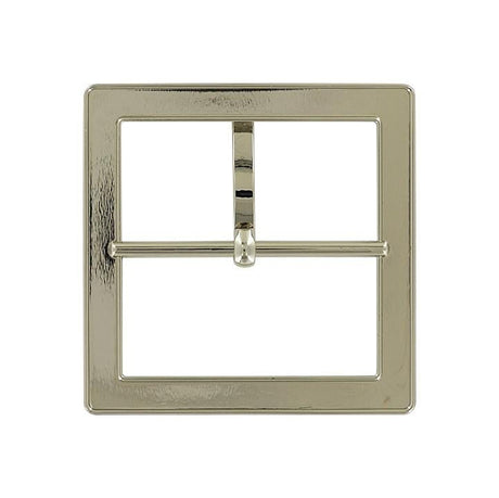 Ohio Travel Bag Buckles 2" Nickel, Center Bar Buckle, Zinc Alloy, #C-1854-NIC C-1854-NIC