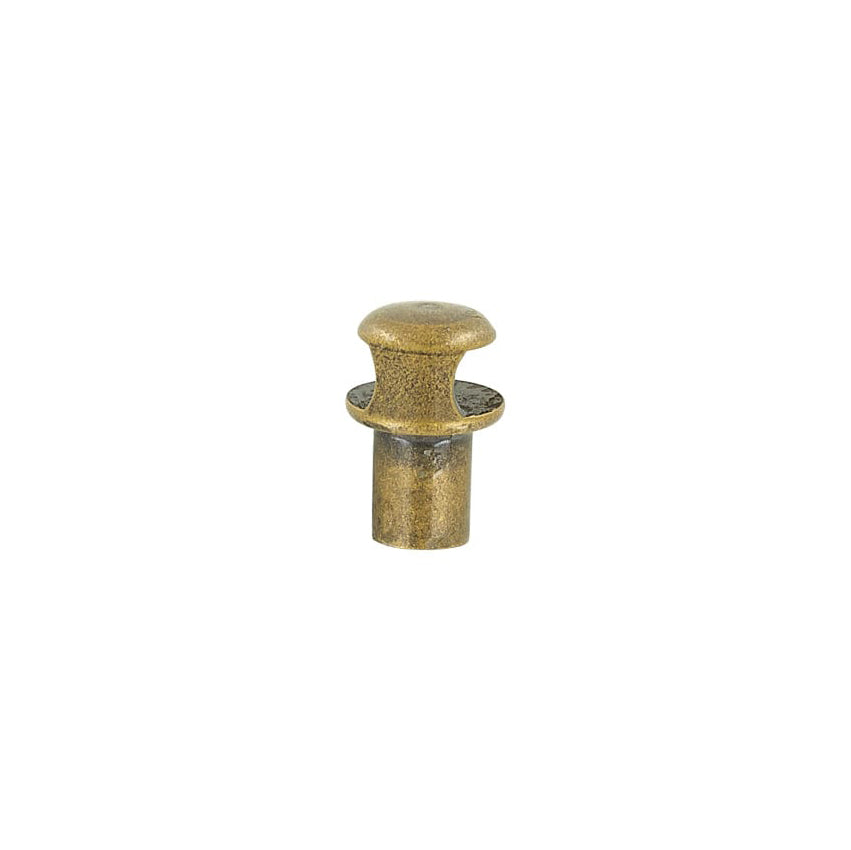 3/16 Antique Brass, Open Hole Chicago Screw, Solid Brass, #L-156-3-16-ANTB