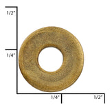 Ohio Travel Bag Fasteners 1/4" Antique Brass, Washer, Steel, #T-117-ANTB T-117-ANTB