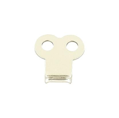 Ohio Travel Bag Fasteners 1/4" Nickel, Boot Hook, Steel, #A-309-NP A-309-NP